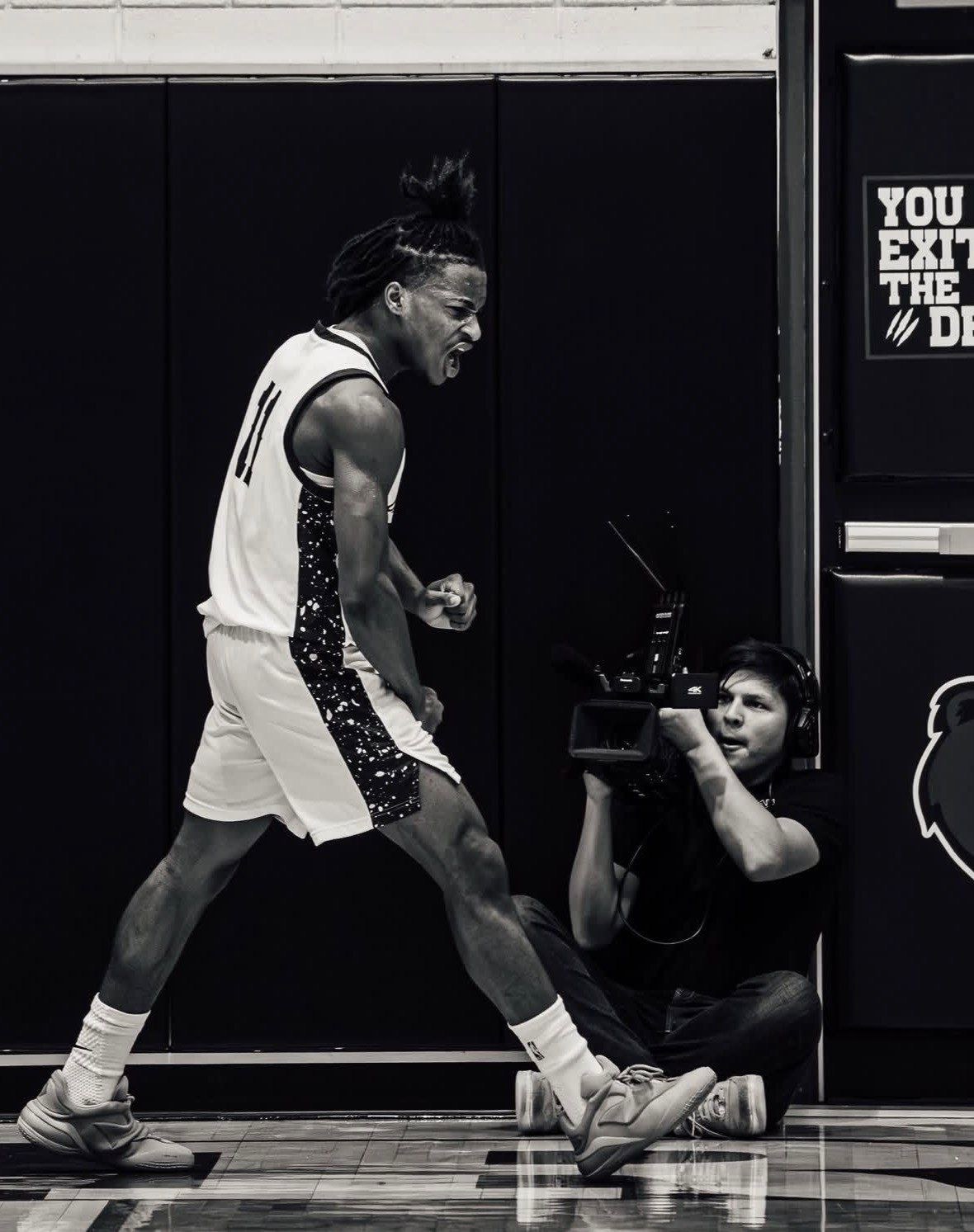 The celebration — fired up